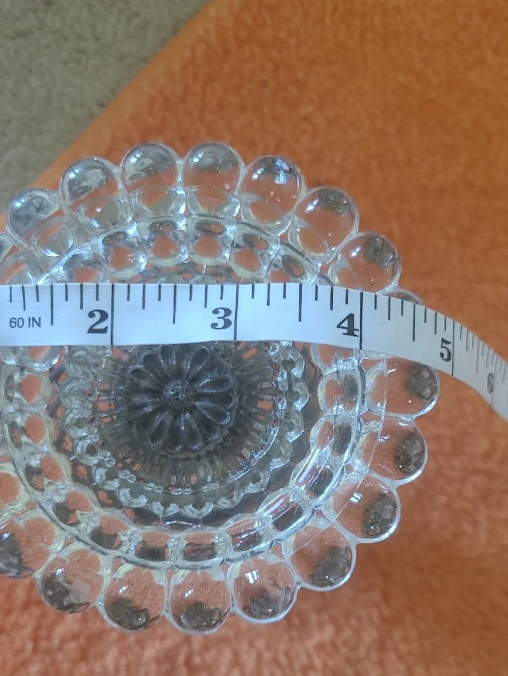 crystal on Brass